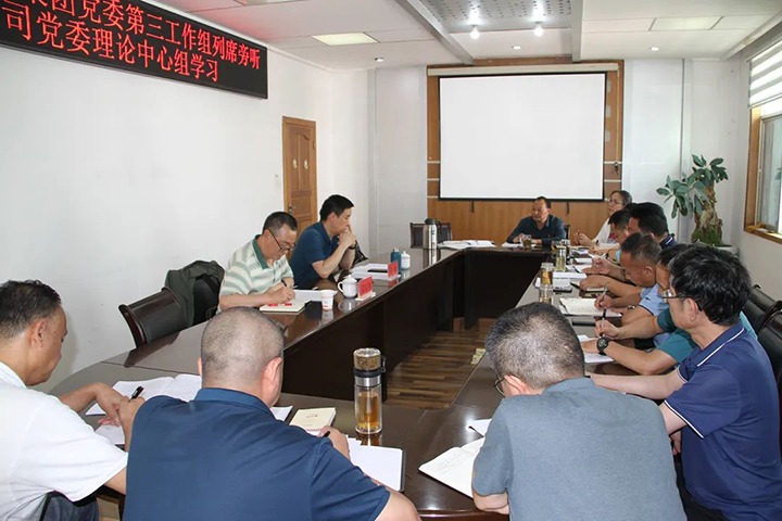 云煤（凯时娱乐人生就是博）集团党委第三事情组列席旁听恒通公司党委理论中心组学习