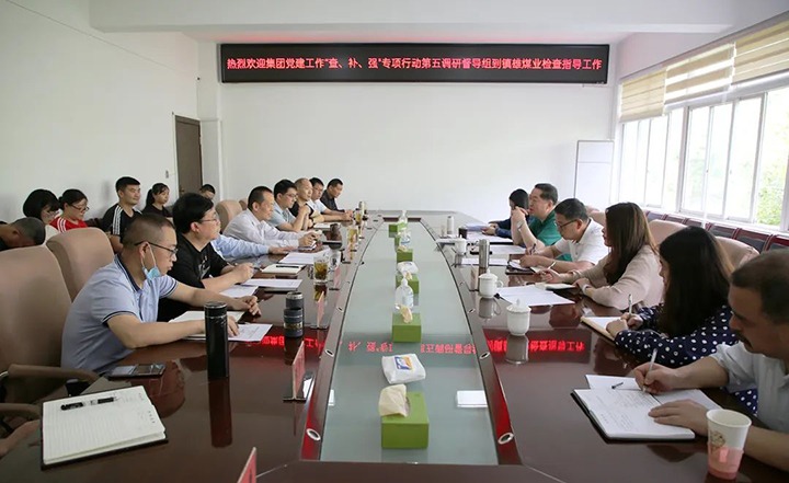 云煤（凯时娱乐人生就是博）集团党建事情“查、补、强”第五调研督导组到镇雄煤业公司调研督导