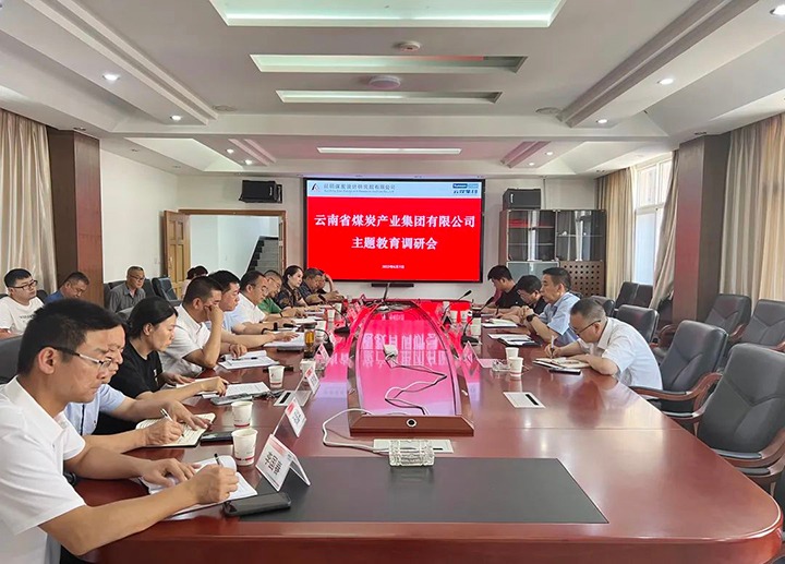 【主题教育】云煤（凯时娱乐人生就是博）集团党委副书记、工会主席王鑫一行到昆明煤炭设计研究院开展主题教育调研