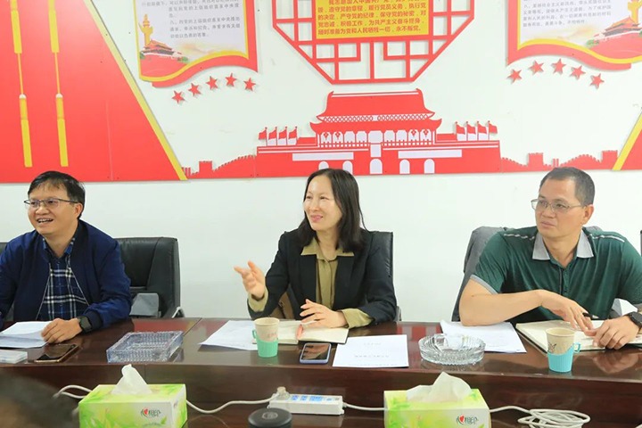 【主题教育】云煤（凯时娱乐人生就是博）集团党委委员、财务总监莫晓丹一行到东源恒鼎公司开展主题教育调研