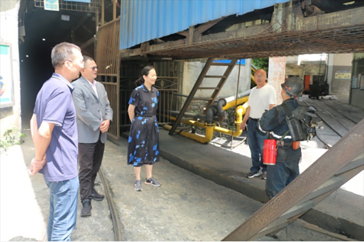 【主题教育】云煤（凯时娱乐人生就是博）集团党委委员、财务总监莫晓丹一行到天井煤矿开展主题教育调研